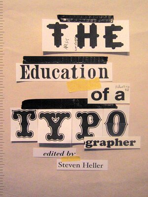 cover image of The Education of a Typographer